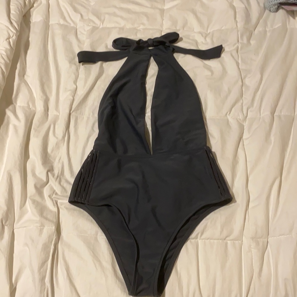 LAST CHANCE SALE ends 5/1 rip curl halter one piece swim suit